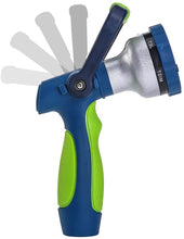 Load image into Gallery viewer, GREEN MOUNT New Patent High Pressure Fireman Style Garden Hose Nozzle (Blue-Green)