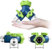 Load image into Gallery viewer, GREEN MOUNT Garden Hose Connector Tap Splitter (Two Way)