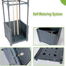 Load image into Gallery viewer, GREEN MOUNT 41.3" Raised Garden Bed Planter Boxes with Trellis for Climbing Vegetables Plants