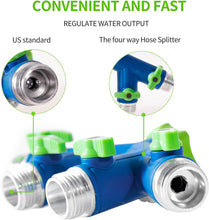Load image into Gallery viewer, GREEN MOUNT Garden Hose Connector Tap Splitter (4 Way)