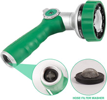 Load image into Gallery viewer, GREEN MOUNT Water Hose Spray Nozzle with Thumb Control (Green)