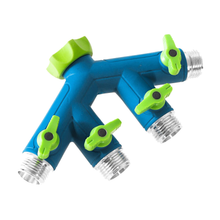 Load image into Gallery viewer, GREEN MOUNT Garden Hose Connector Tap Splitter (4 Way)