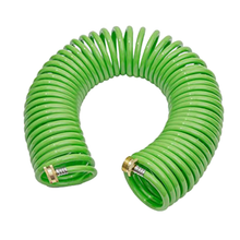 Load image into Gallery viewer, GREEN MOUNT Garden Recoil Hose with Aluminum Connectors