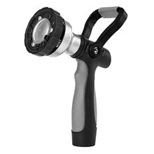 Load image into Gallery viewer, GREEN MOUNT New Patent High Pressure Fireman Style Garden Hose Nozzle (Silver)