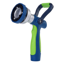 Load image into Gallery viewer, GREEN MOUNT New Patent High Pressure Fireman Style Garden Hose Nozzle (Blue-Green)