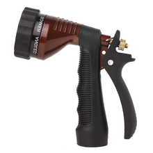 Load image into Gallery viewer, GREEN MOUNT Metal Garden Hose Nozzle with Adjustable Spray Patterns (Bronze)
