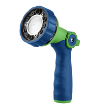 Load image into Gallery viewer, GREEN MOUNT Water Hose Spray Nozzle with Thumb Control (Blue)