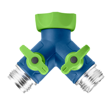 Load image into Gallery viewer, GREEN MOUNT Garden Hose Connector Tap Splitter (Two Way)