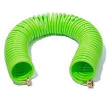 Load image into Gallery viewer, GREEN MOUNT Garden Coil Water Hose 50 ft with Spray Nozzle
