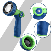 Load image into Gallery viewer, GREEN MOUNT Water Hose Spray Nozzle with Thumb Control (Blue)
